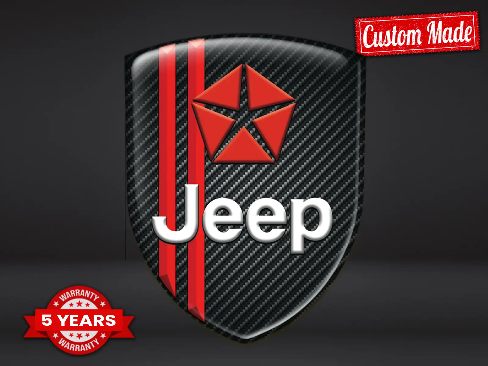 Jeep Auto Emblem Max Lasting Stylish Pro Performance